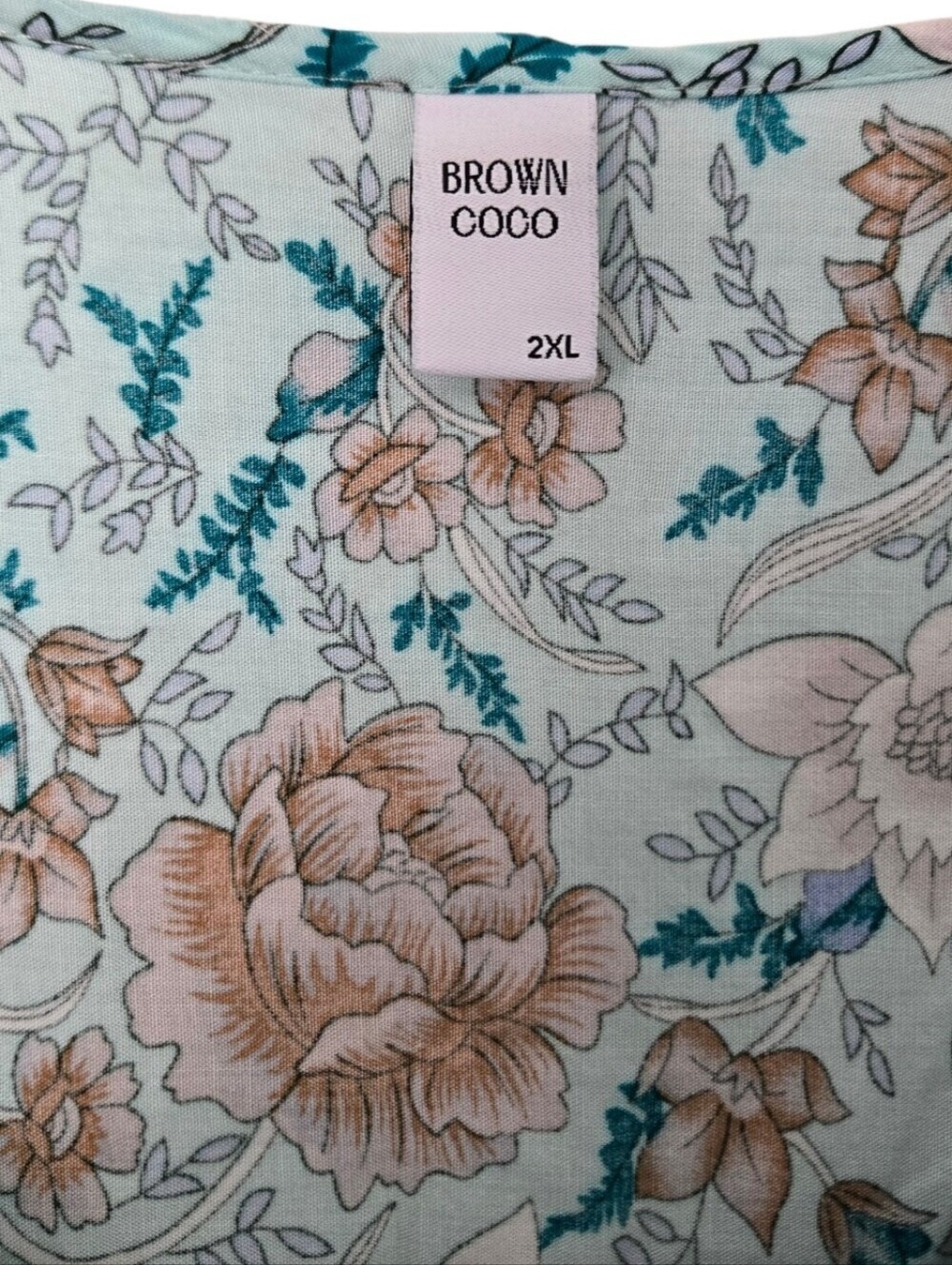 🌿✨ Boho Cottagecore Floral Peasant Blouse ✨2x🌿 - Picture 4 of 4
